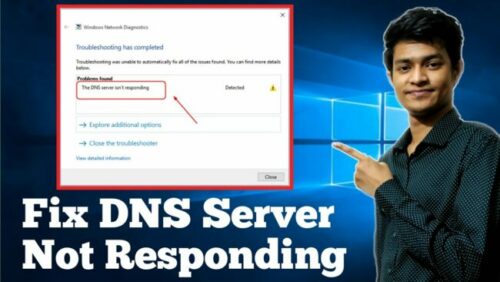 How to Fix DNS Server Not Responding